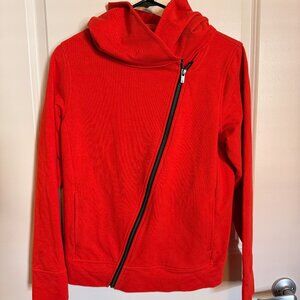 Lucy Asymmetrical Zip Hooded Jacket